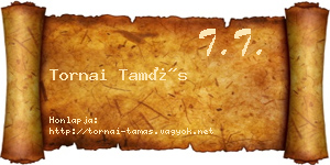 Tornai Tamás névjegykártya